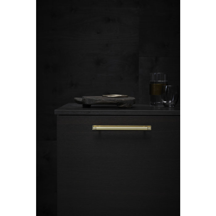 Furnipart Furnipart Meubelgreep MANOR kruislings geslepen 192 mm met achterplaat Goud