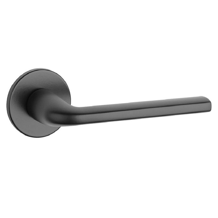 Aprile Schwarze, massive Aprile-Türgriffe OLEANDRO Ø 53x7 mm