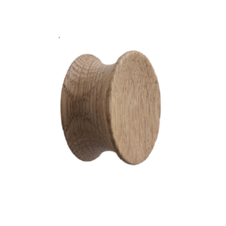 Furnipart Möbelknopf aus Eiche RIEMENSCHEIBE Ø 45mm