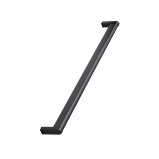 Furnipart Furniture handle CROSSING 320 mm wood-zamak black