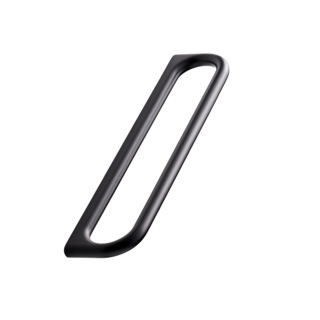 Furnipart Poignée de meuble noire LUCK 160 mm