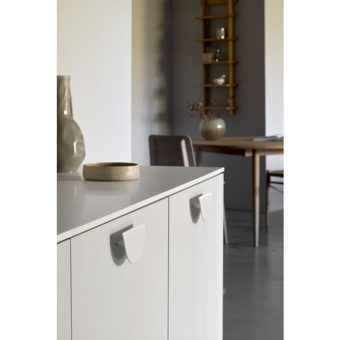 Furnipart Mat witte Furnipart meubelgreep HORIZON large 64 mm