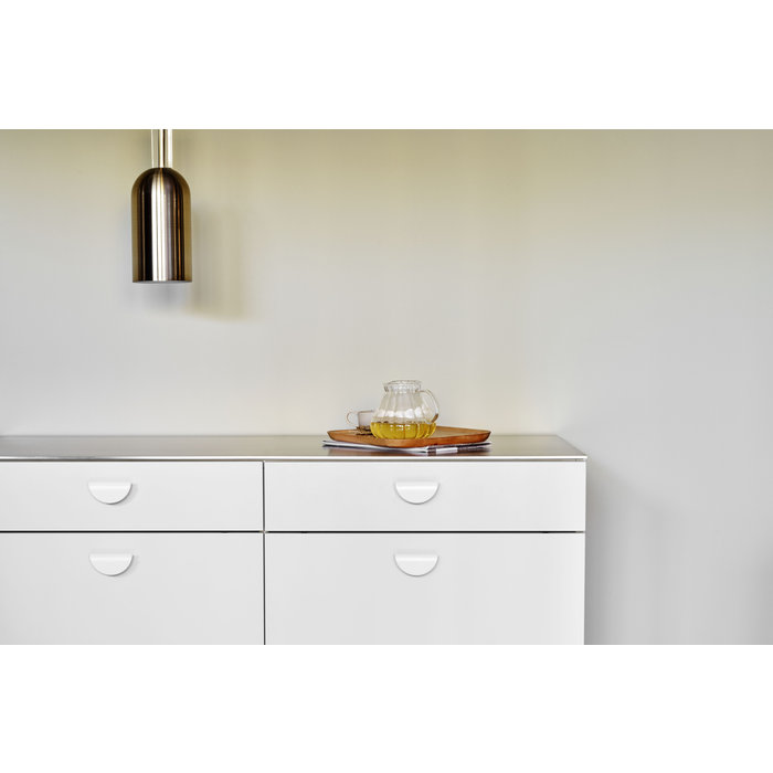 Furnipart Poignée de meuble Furnipart blanc mat HORIZON petit 32 mm