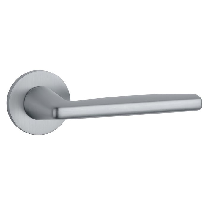 Aprile Poignées de porte solides Aprile LUNA chrome mat Ø 53x7 mm