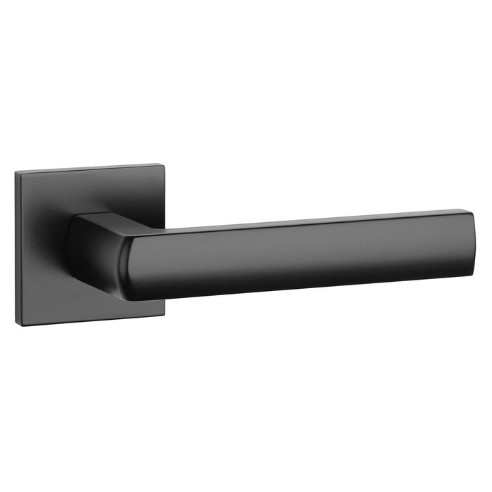 Aprile Black solid Aprile door handles HOSTA square 53x53x7 mm