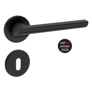 Fimet Poignées de porte noires Punto