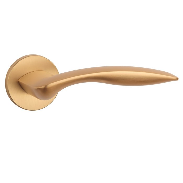 Aprile Massieve Aprile deurklinken ROBINIA mat goud rond Ø 52x7 mm