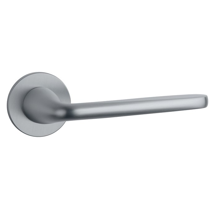 Aprile Solid Aprile door handles HIACINTA Chrome Satin round Ø 52x5 mm