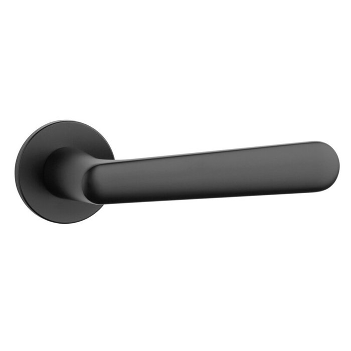 Aprile Poignées de porte Aprile noires massives ARIA rondes Ø 52x5 mm