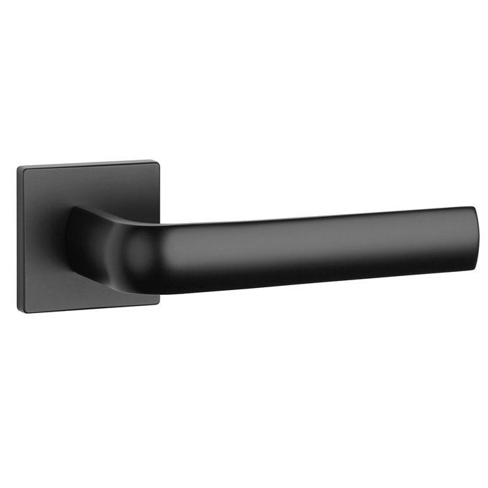 Aprile Poignées de porte Aprile noires solides MELA carrées 52x52x7mm