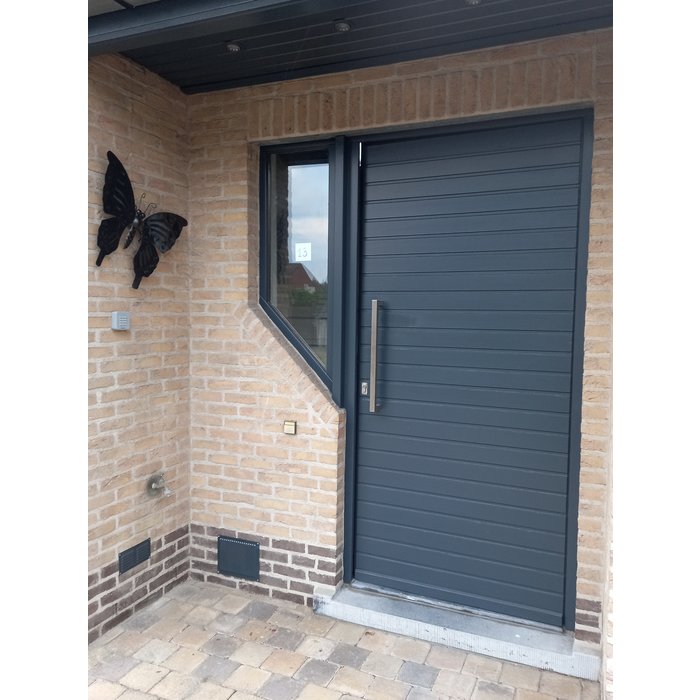 HDD RVS deurgreep "Cubica" U 25/500 - doorgaande bevestiging