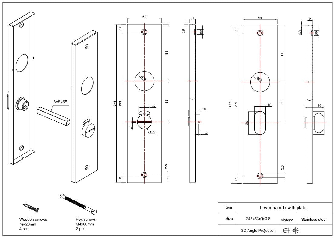 Are you looking for door handles on shield with black textured lacquer to  renovate?