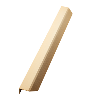 Furnipart Poignée d'angle BLAZE laiton brossé L= 350 mm