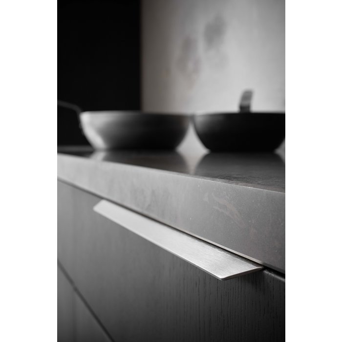 Furnipart Furnipart corner handle BLAZE stainless steel look L= 350 mm