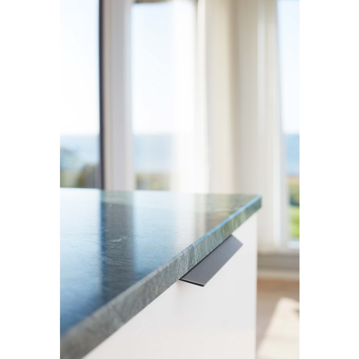 Furnipart Poignée d'angle Furnipart BLAZE anthracite brossé L= 200 mm