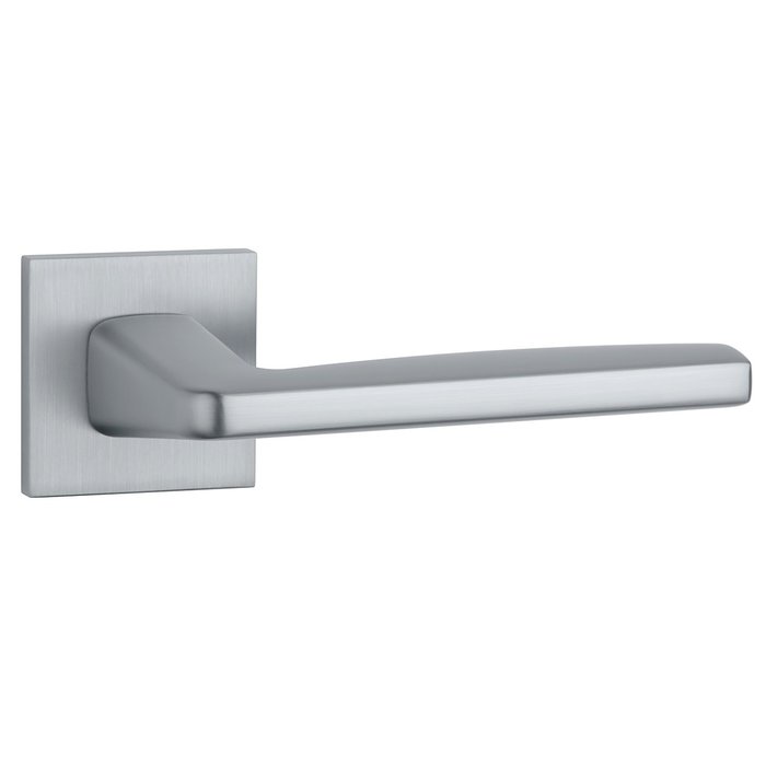 Aprile Solid Aprile door handles ERBA matt chrome square 53x53x7 mm