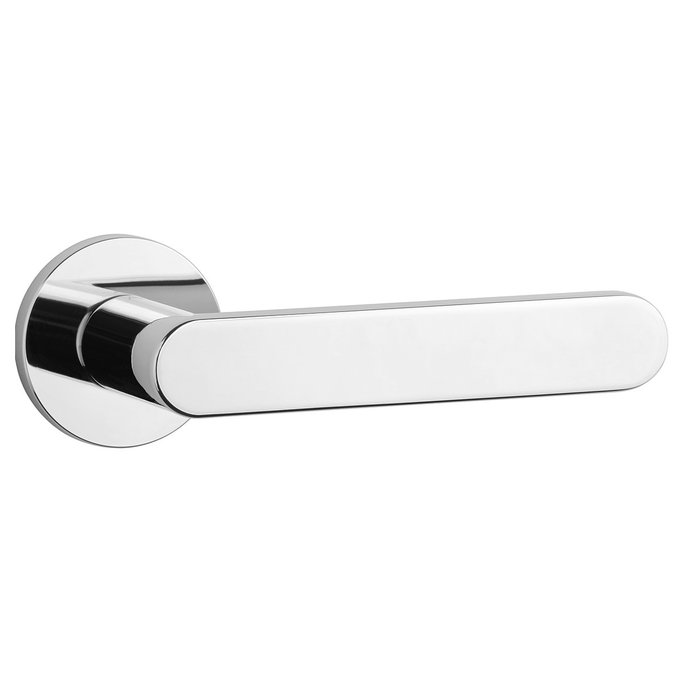 Aprile Poignées de porte solides Aprile ALORA Chrome poli rondes Ø 52x7 mm