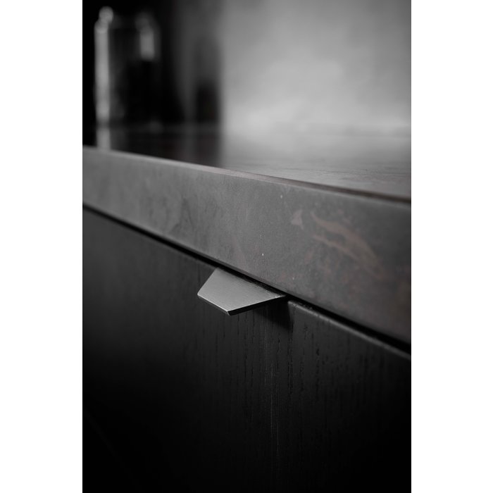 Furnipart Poignée d'angle Furnipart BLAZE anthracite brossé L= 60 mm