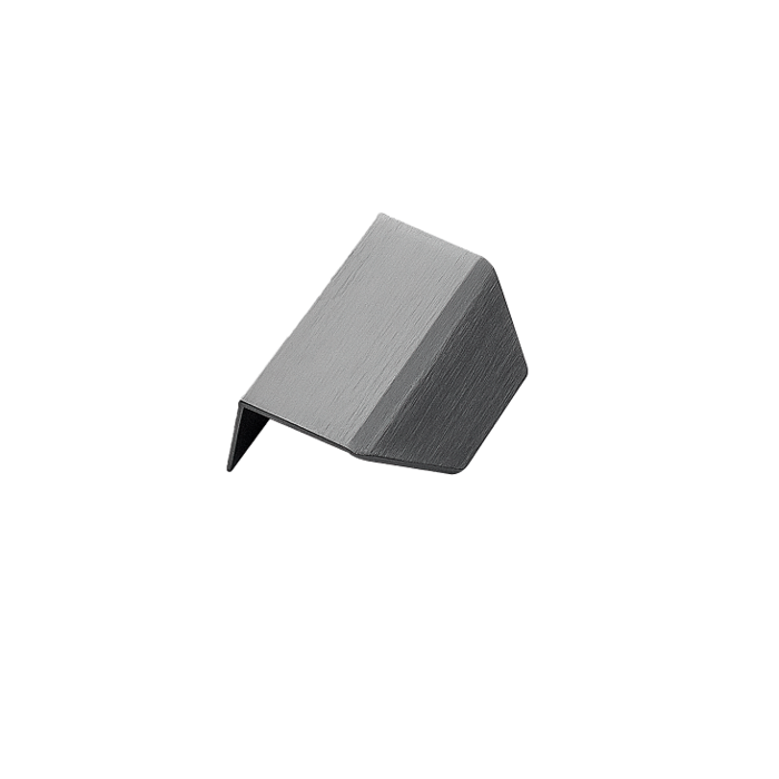 Furnipart Poignée d'angle Furnipart BLAZE anthracite brossé L= 60 mm