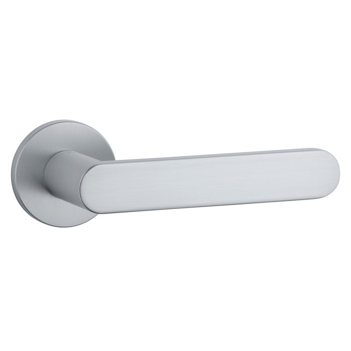 Aprile Poignées de porte solides Aprile ALORA Chrome mat rondes Ø 52x7 mm