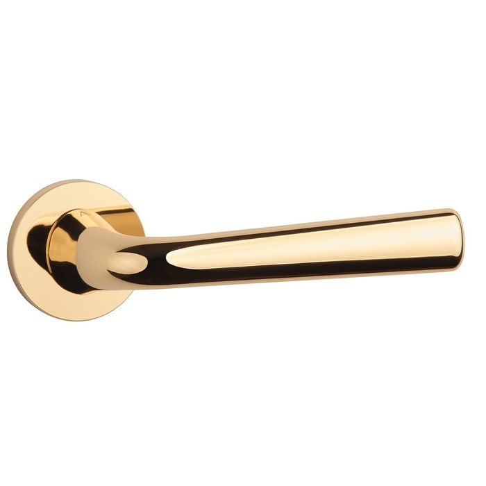 Aprile Poignées de porte Aprile massives TULIPA or poli rondes Ø 52x7 mm