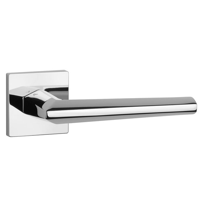 Aprile Poignées de porte solides Aprile JASMINA carrées 52x52x7mm Chrome poli
