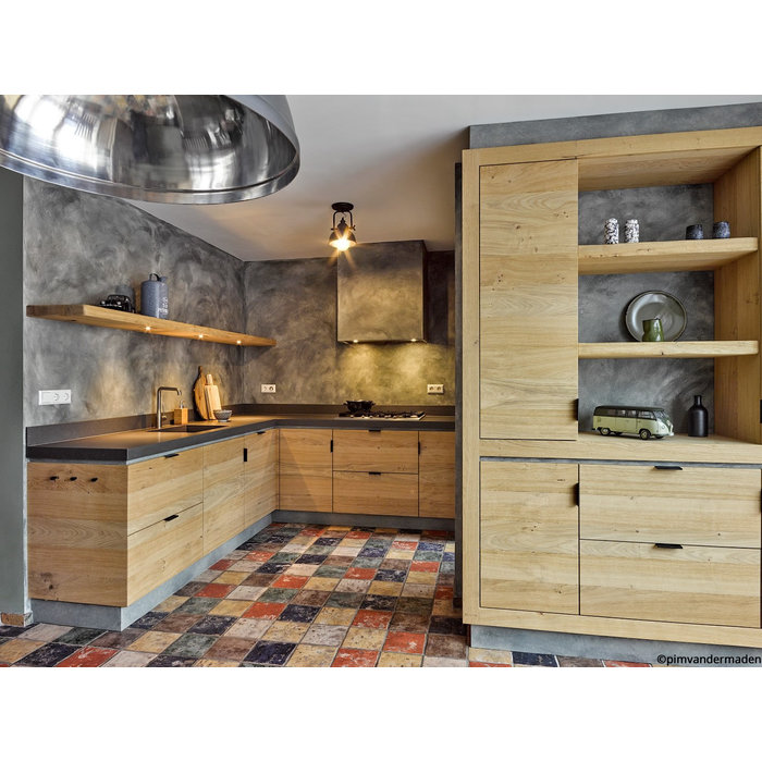 Dauby Meubelgreep PMSP- 64/100 verouderd ijzer zwart (VO) L=100mm