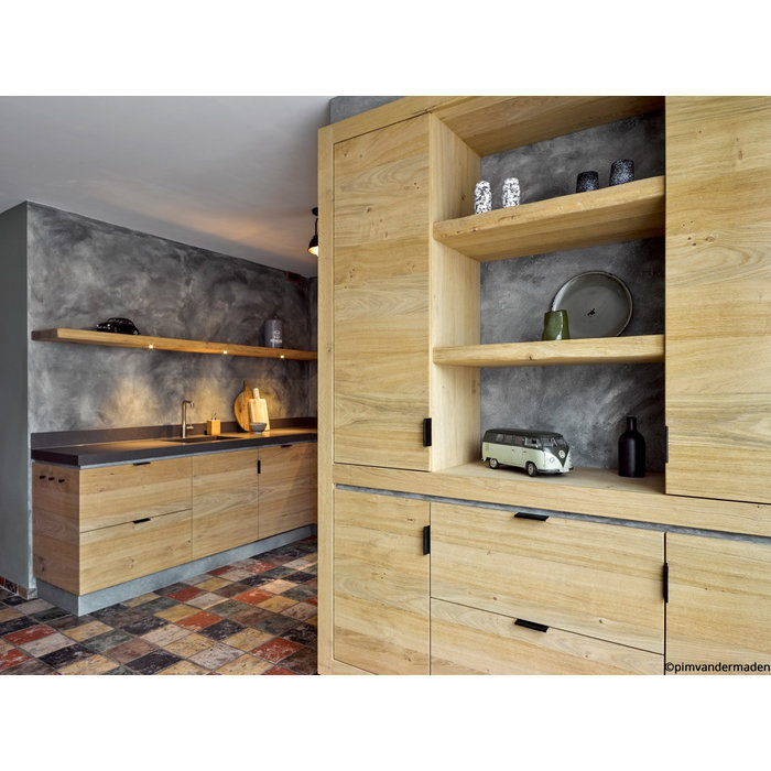 Dauby Poignée de meuble PMSP- 64/100 fer vieilli noir (VO) L=100mm