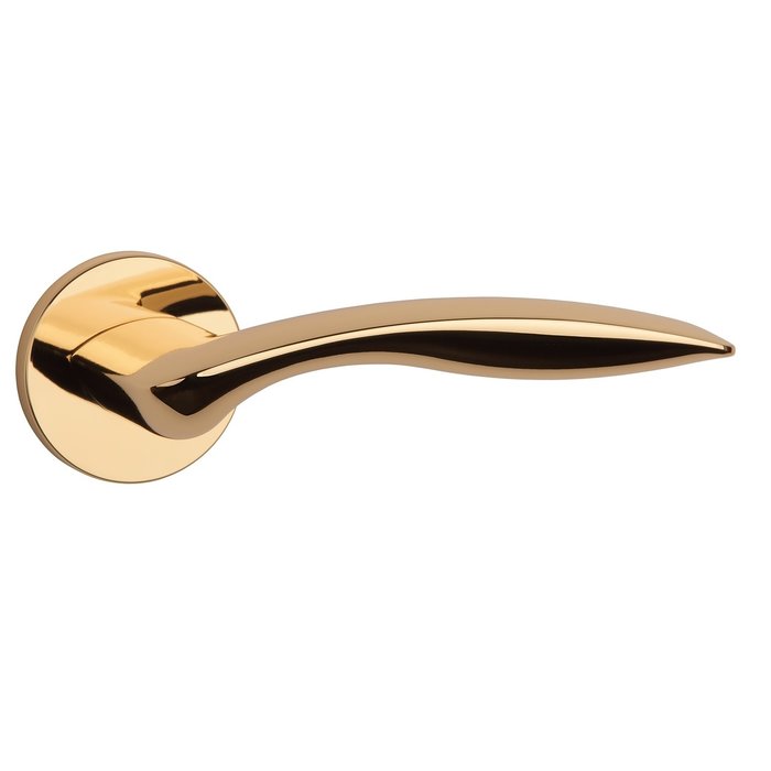 Aprile Poignées de porte solides Aprile ROBINIA or poli rondes Ø 52x7 mm