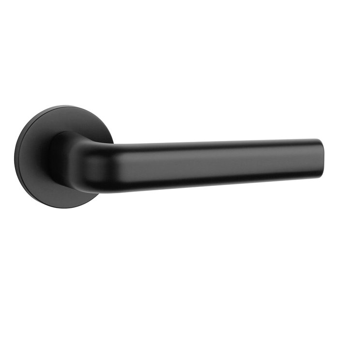 Aprile Black solid Aprile door handles INULA Ø 53x7 mm