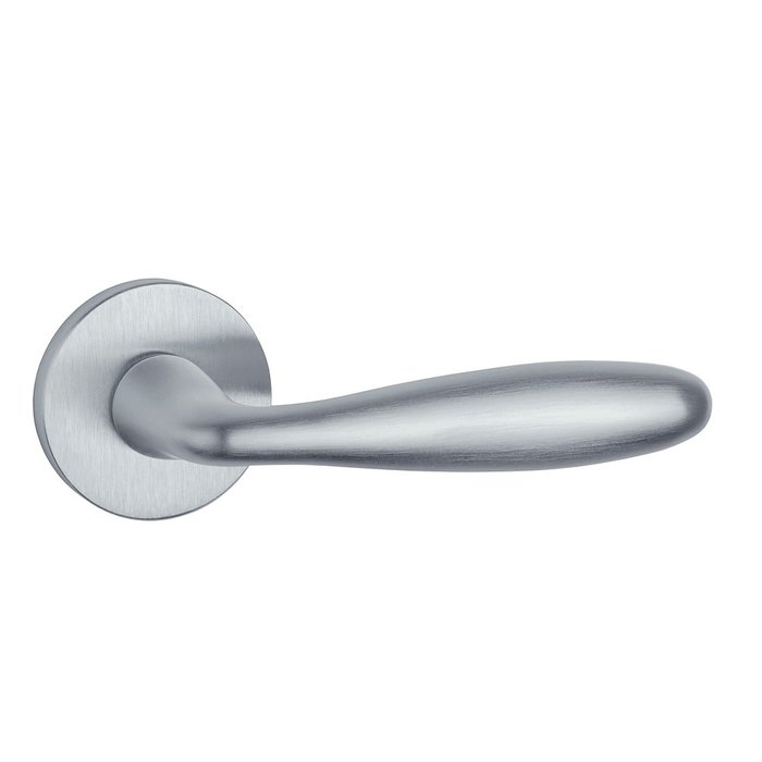 Aprile Solid Aprile door handles VERBENA matt chrome Ø 53x7 mm