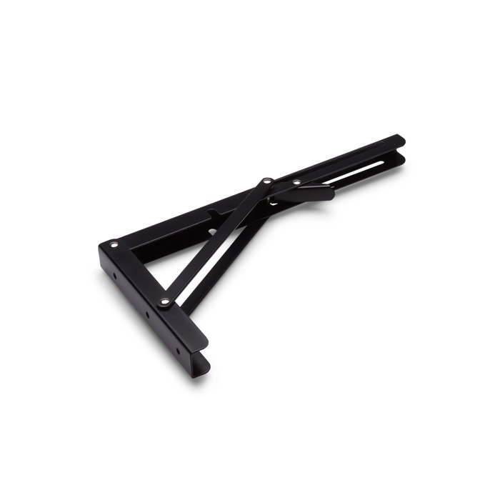 Dulimex Chariot porte-étagères noir. pliable 300x160mm acier