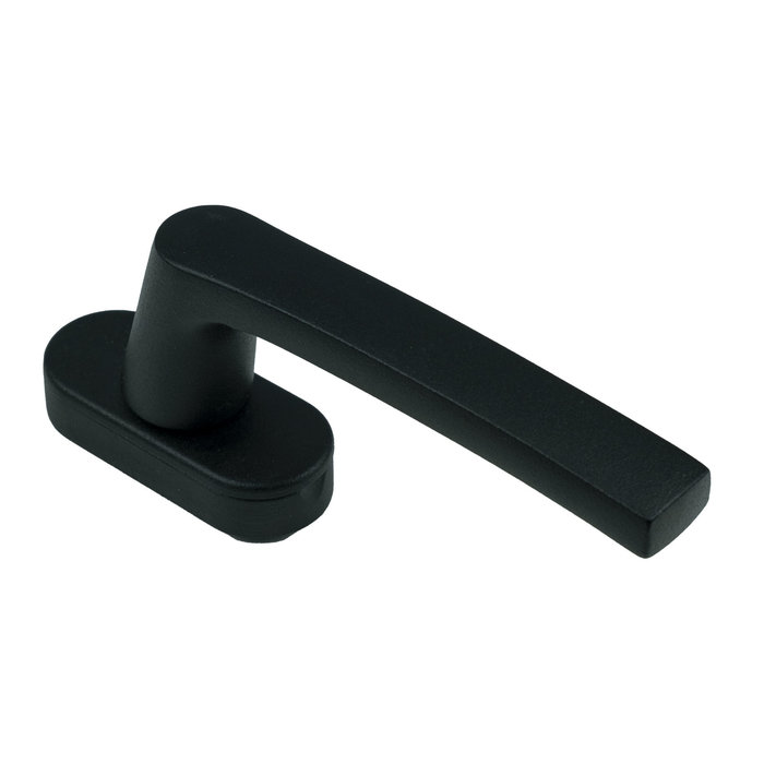 Dulimex Dreh-Kipp-Fenstergriff Typ 810 aus schwarzem Aluminium