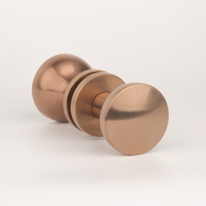 Aprile Paar deurknoppen Aprile ORTICA  Ø 52 mm mat Koper