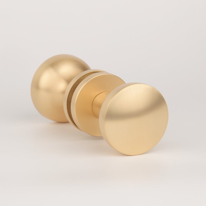 Aprile Paar deurknoppen aprile ORTICA  Ø 57 mm mat Goud