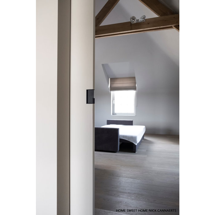 Dauby Black sliding door bowl PRSD aged iron black (VO) 40x100x50mm