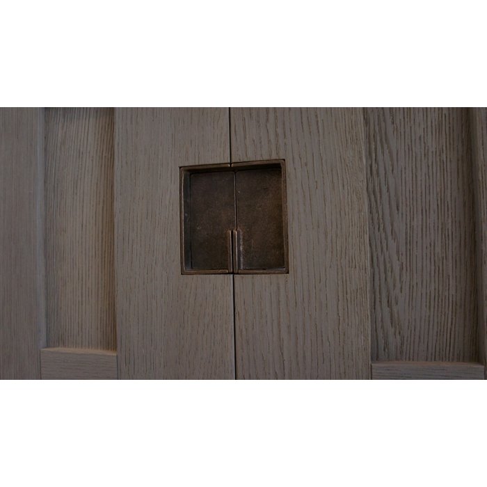 Dauby Schwarze Schiebetürschüssel PRSD Rohbronze (VO) 40x100x50mm