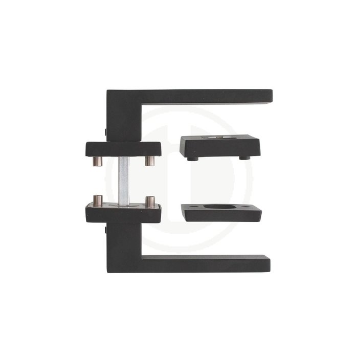 Intersteel Intersteel Hintertürbeschlag „Amsterdam“ SKG*** mit Kernzugschutz Edelstahl schwarz