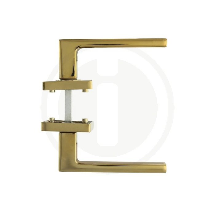 Intersteel Intersteel door handle HERA on square rosette brass matt titanium PVD without BB