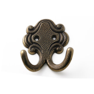 I.B.E. Jashaak dubbel 58 mm breed 2- gaats verbronsd