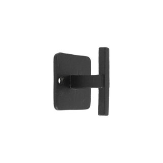 Dauby Crochet fer vieilli noir 50x38mm