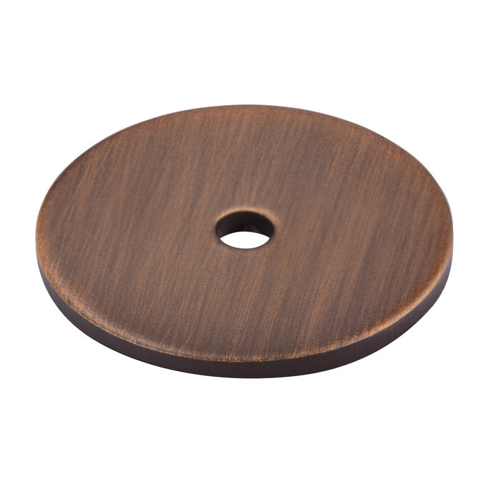 I.B.E. Achterplaat rond Ø 30mm Antiek messing geborsteld voor ronde meubelknop