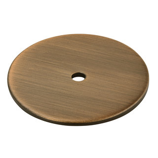 I.B.E. Rückenplatte rund Ø 42mm Altmessing gebürstet