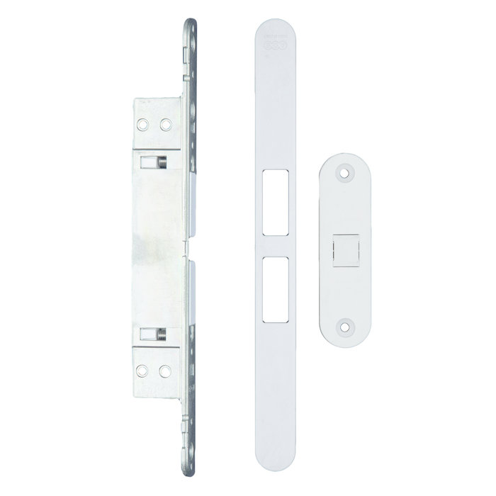 AGB Serrure magnétique Touch AGB aspect inox + contre-plaque