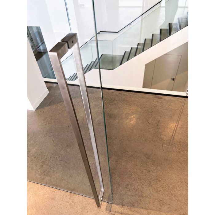 HDD Edelstahl-Türgriffe „Cosmic“ U 20/1000 Paar für Glastüren