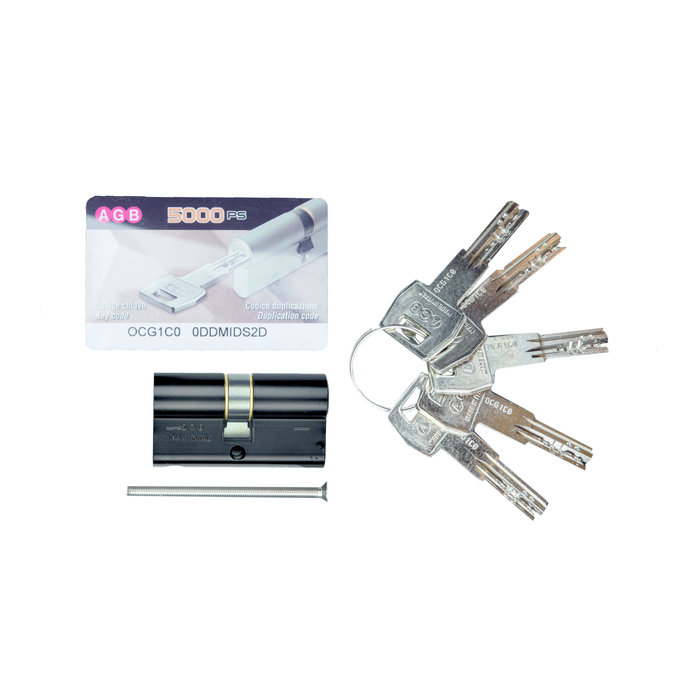 AGB Zwarte cilinder AGB veiligheid 5000 PS SKG**