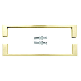 HDD Door handles COSMIC 20/ 300 stainless steel matt gold - pair for glass