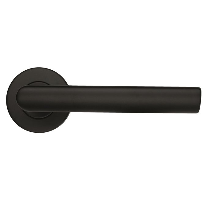 HDD Black oval door handles ELLIPS