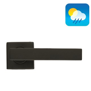 HDD Zwarte deurklinken COSMIC HOLLOW - Structuur UV