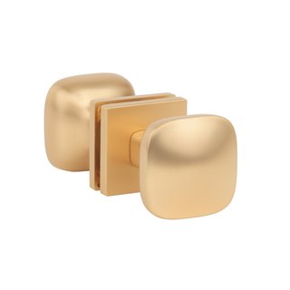 Aprile Pair of doorknobs Aprile QUERCA matt Gold